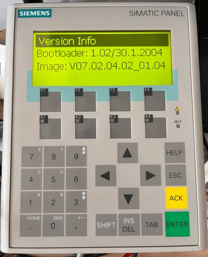 Siemens op77b operator panel - op77b,