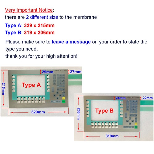 Membrane keypad for siemens - for,